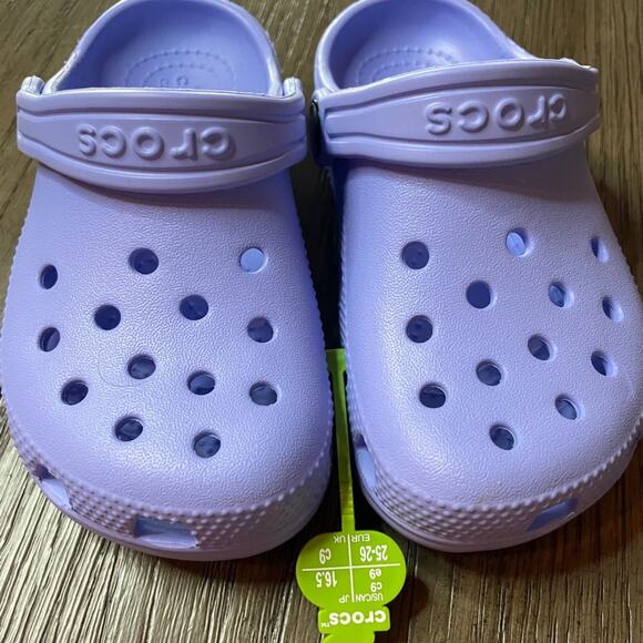 NWOT Crocs Unisex-Child Classic Moon Jelly Clog size C9 - Picture 5 of 8